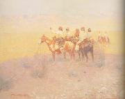 Frederic Remington Evening in the Desert (mk43) oil